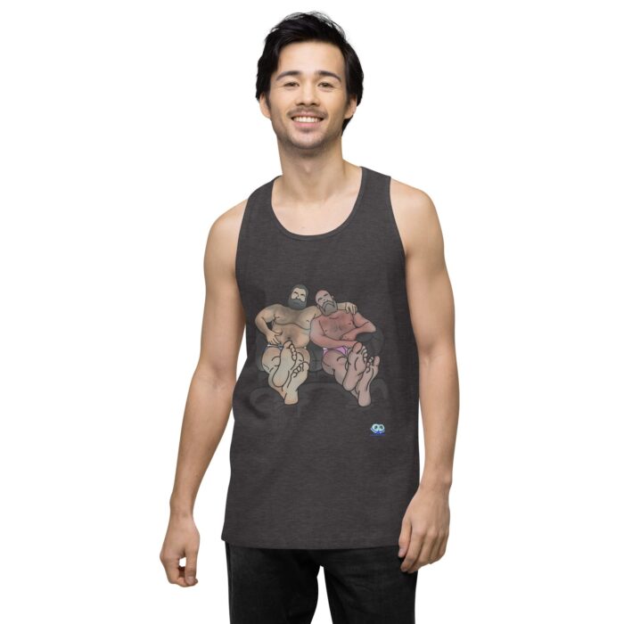 Men’s premium tank top - Staying In - Image 22