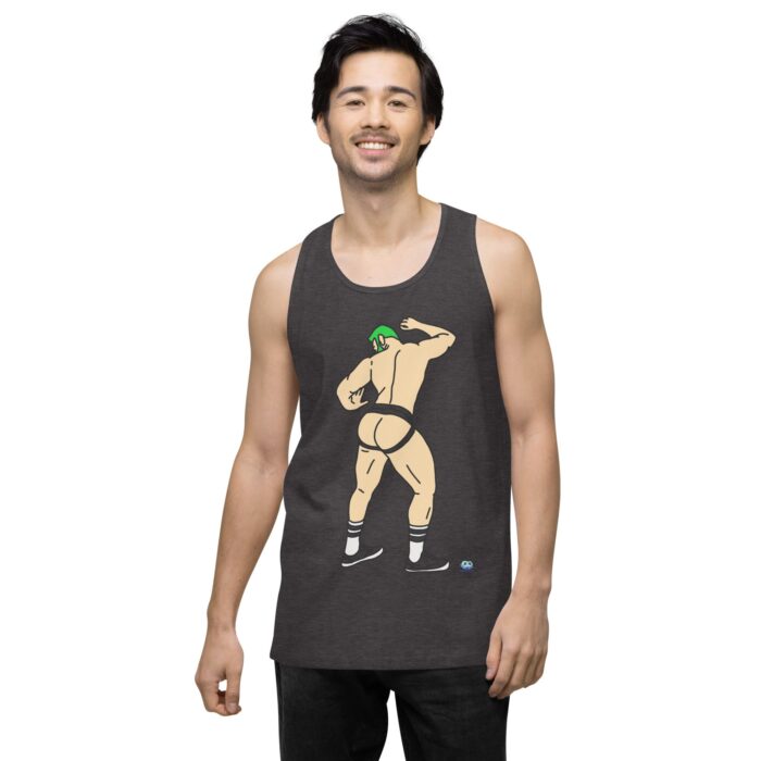 Men’s premium tank top - Up Against The Wall - Image 23