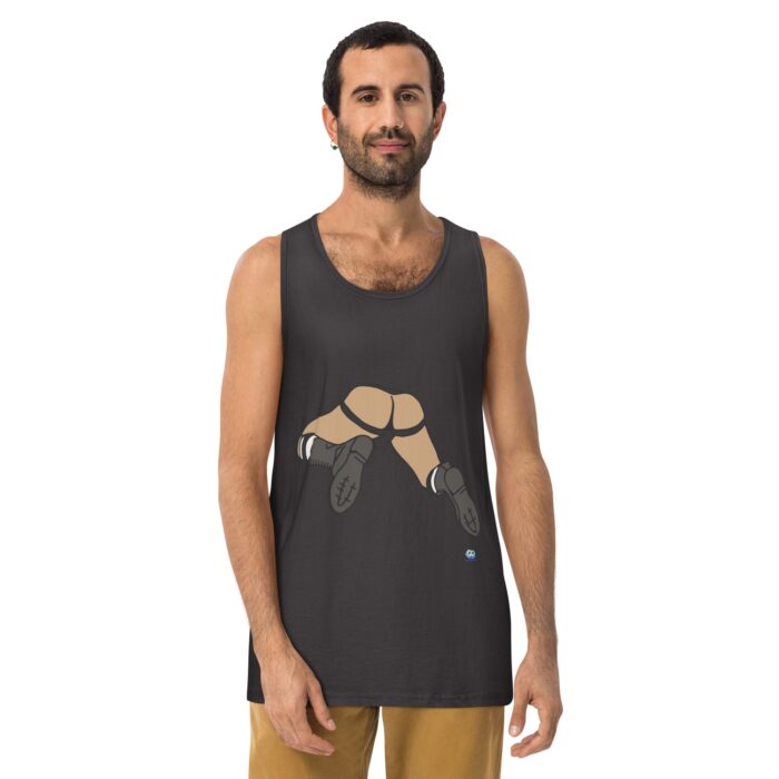 Men’s premium tank top - Ass in Boots - Image 10