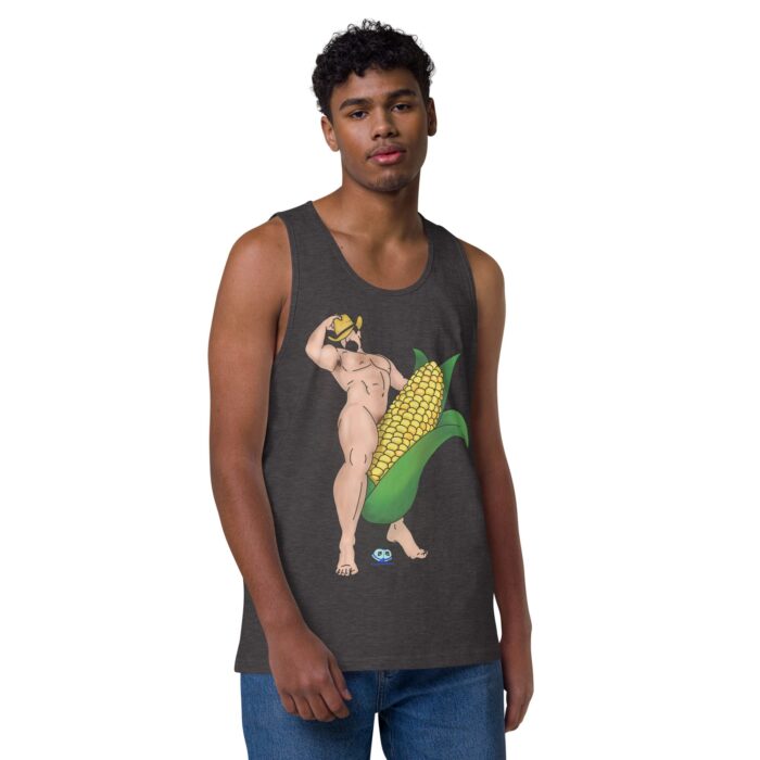 Men’s premium tank top - Aww Shucks - Image 18