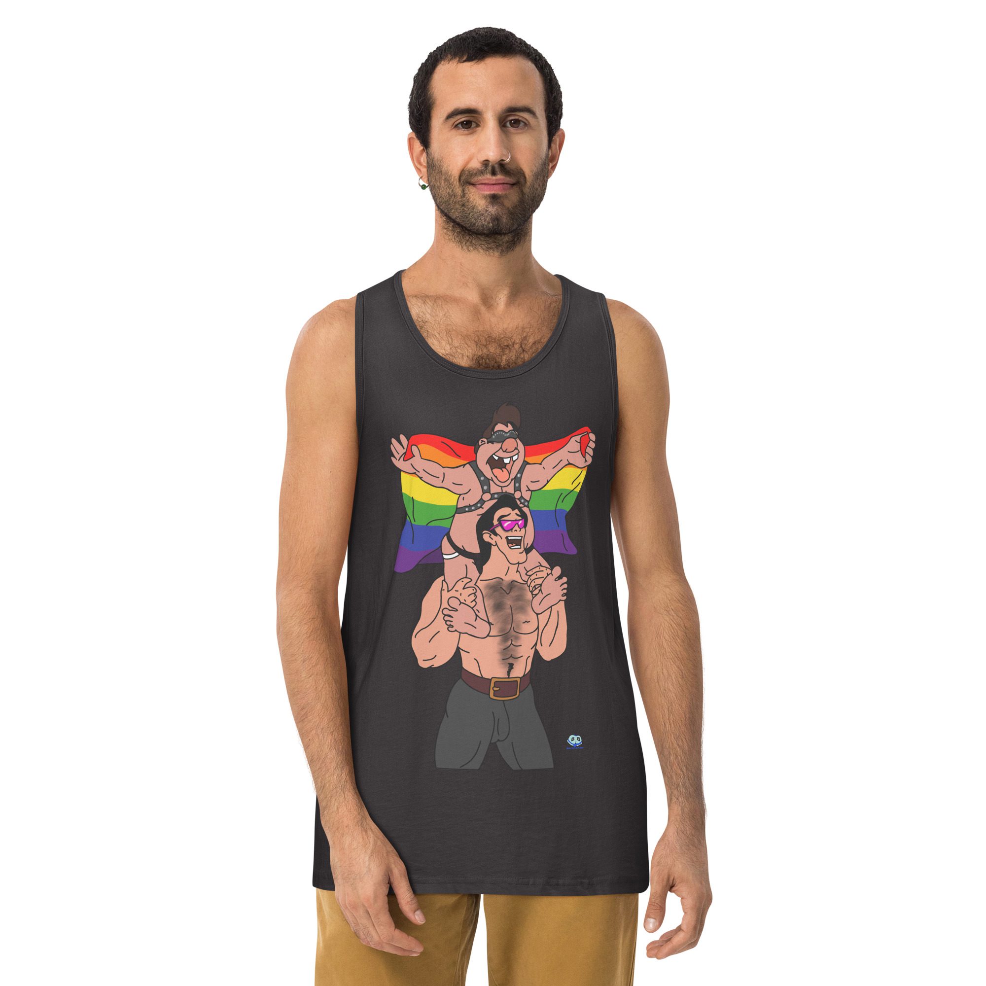 Men’s premium tank top - Beastly Buddies - Image 6