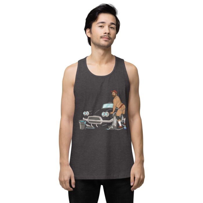 Men’s premium tank top - Car Wash - Image 10
