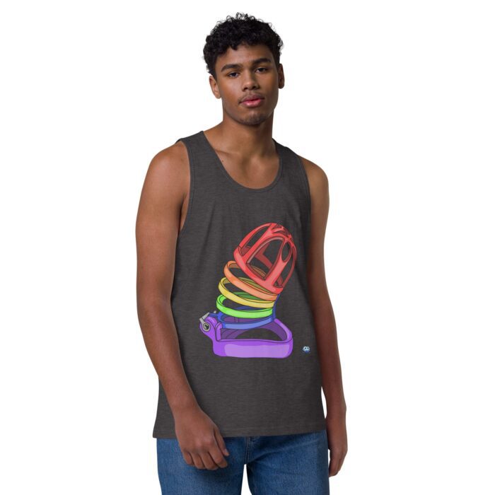 Men’s premium tank top - Chastity Cage - Image 10