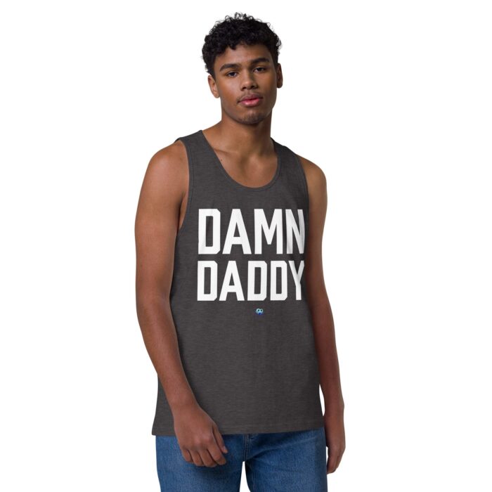Men’s premium tank top - Damn Daddy - Image 18