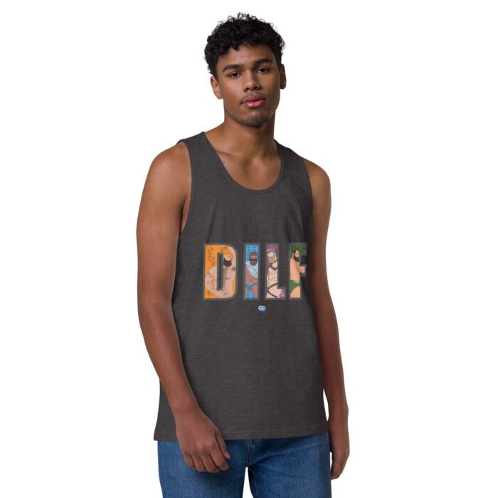 Men’s premium tank top - DILF Cutout - Image 10