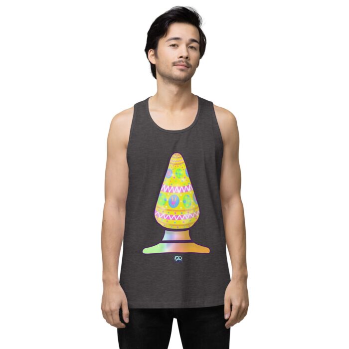 Men’s premium tank top - Easter Egg Butt Plug - Image 12