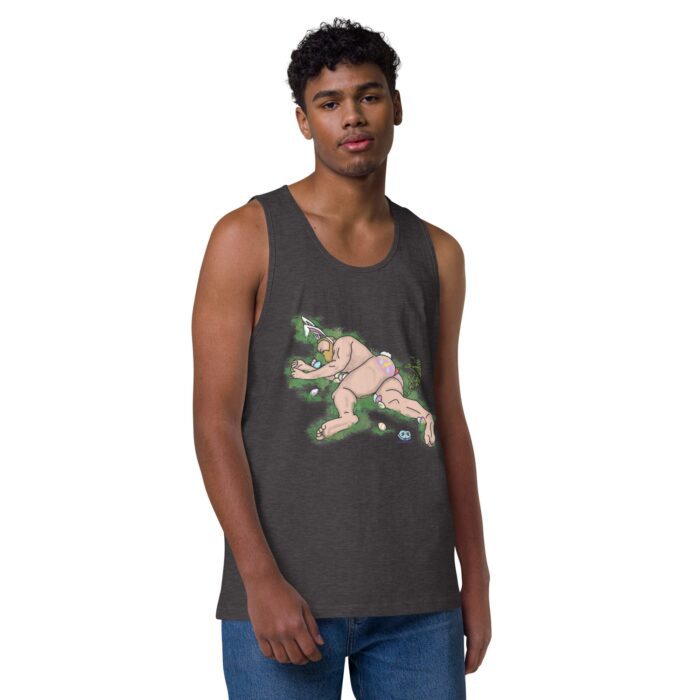 Men’s premium tank top - Egg Hunt - Image 10