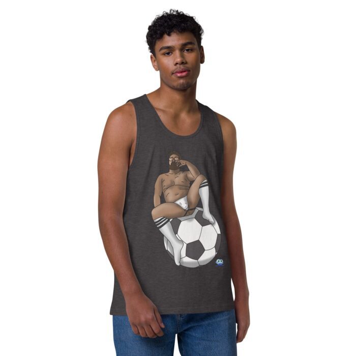 Men’s premium tank top - Futbal / Soccer - Image 18