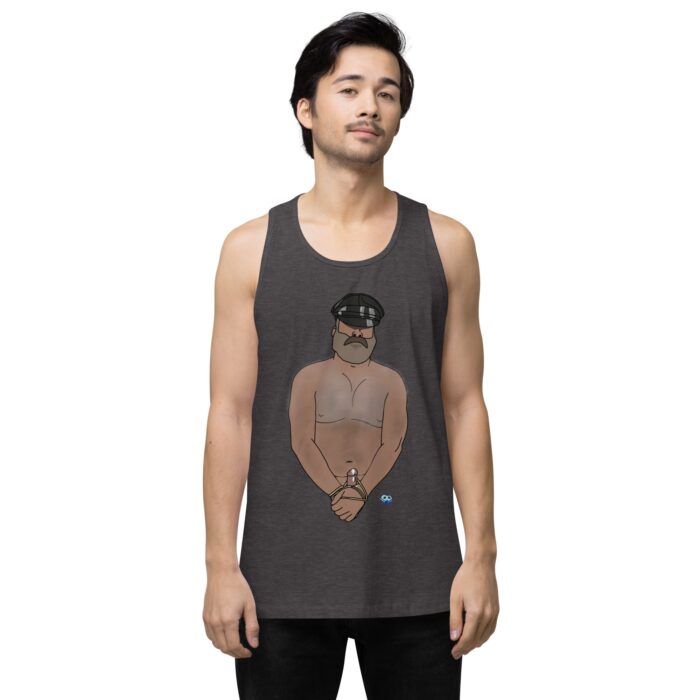 Men’s premium tank top - Hairy Daddy - Image 22