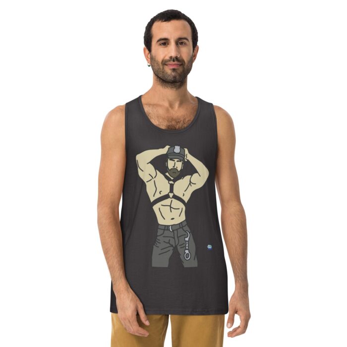 Men’s premium tank top - Handcuffs - Image 5