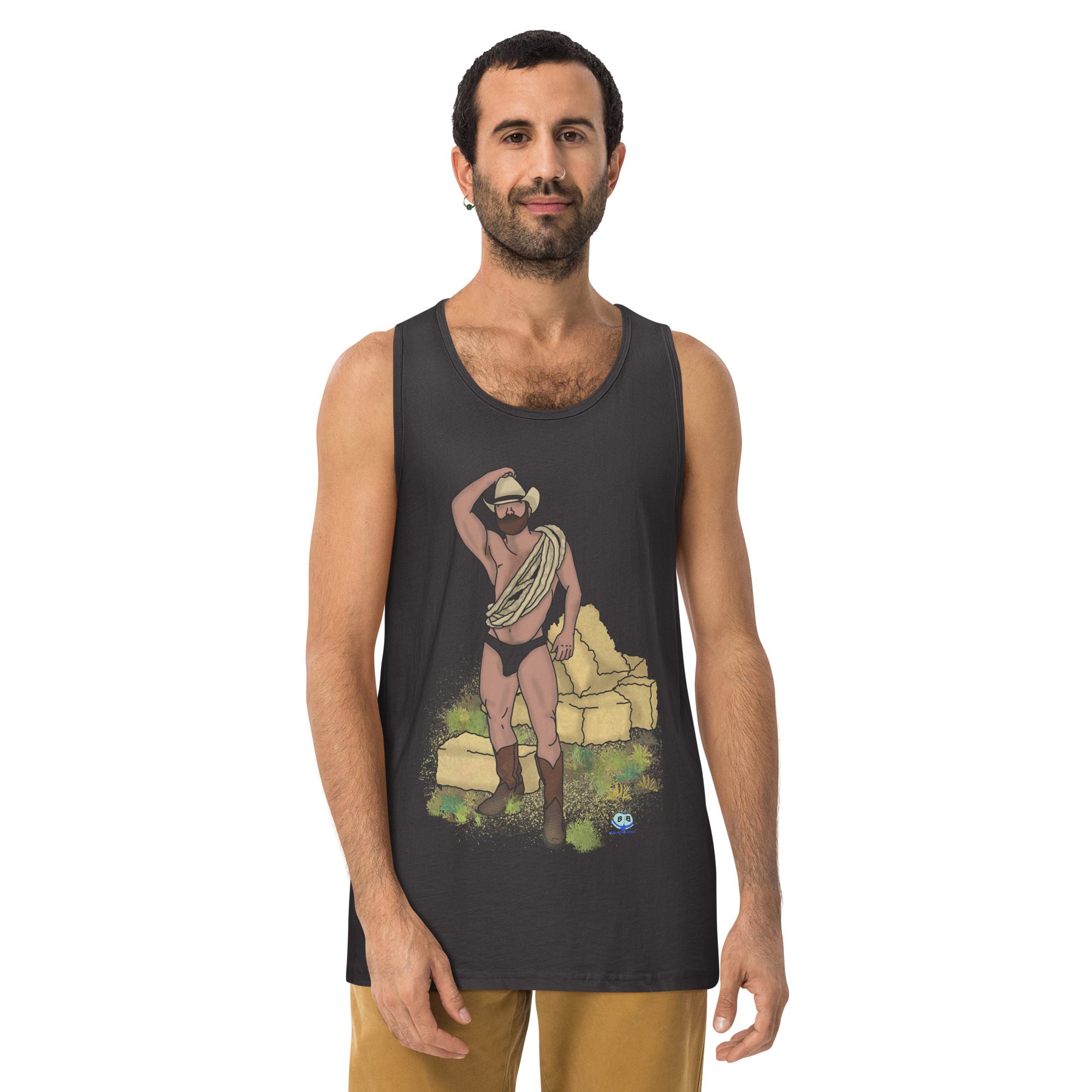 Men’s premium tank top - Hay Dude! - Image 6
