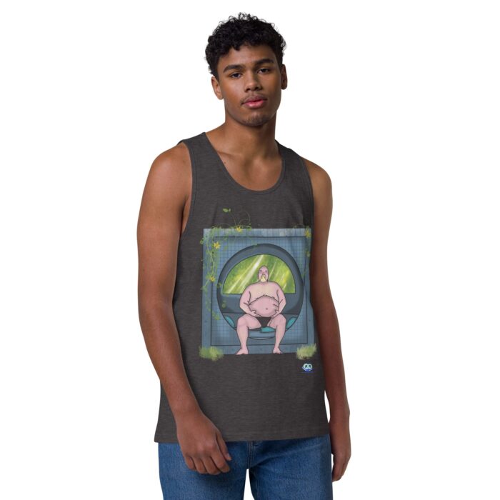 Men’s premium tank top - Heavy Meditation - Image 14