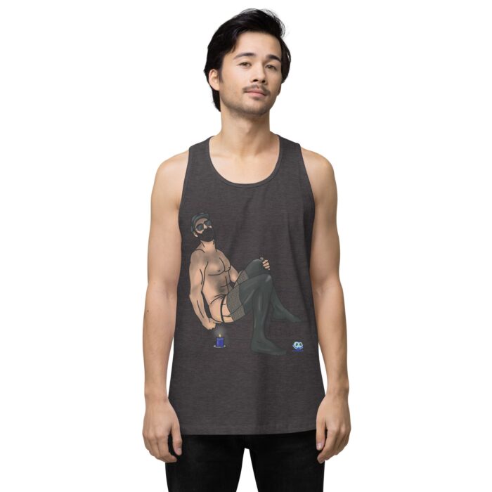 Men’s premium tank top - Leather and Lace - Image 22