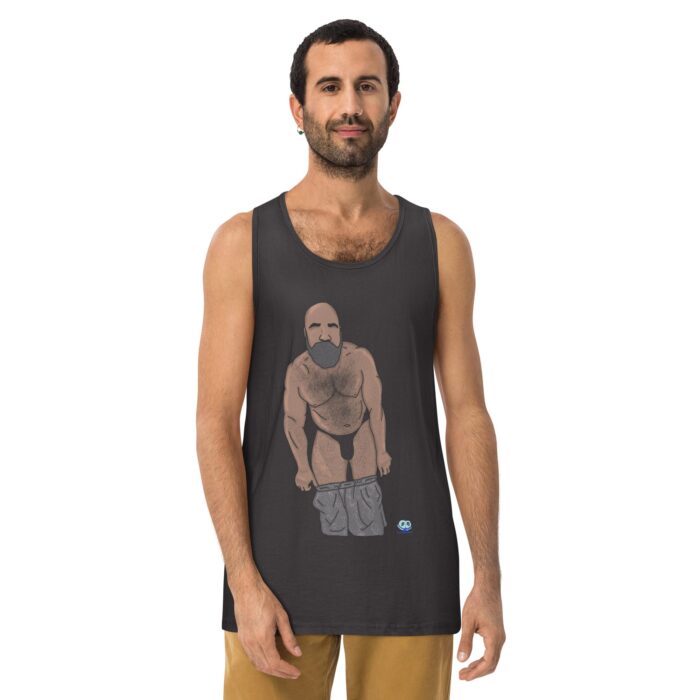 Men’s premium tank top - Lose the Shorts - Image 10