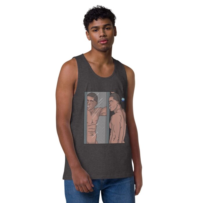Men’s premium tank top - Man in the Mirror - Image 14