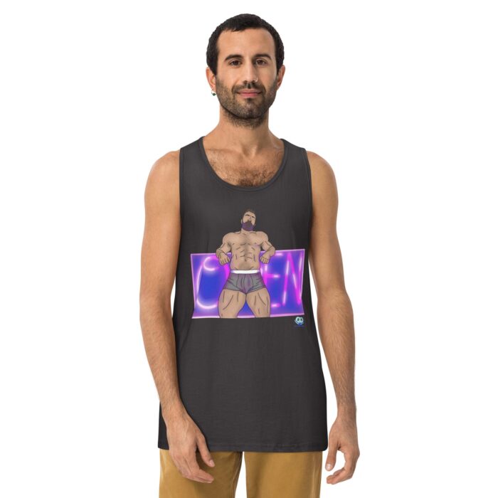Men’s premium tank top - Open - Image 10