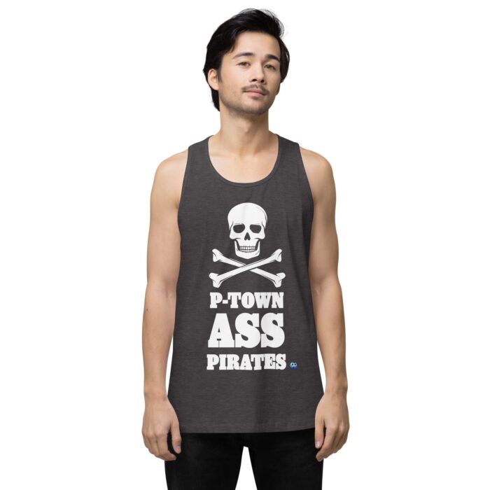 Men’s premium tank top - P-Town Ass Pirates - Image 21