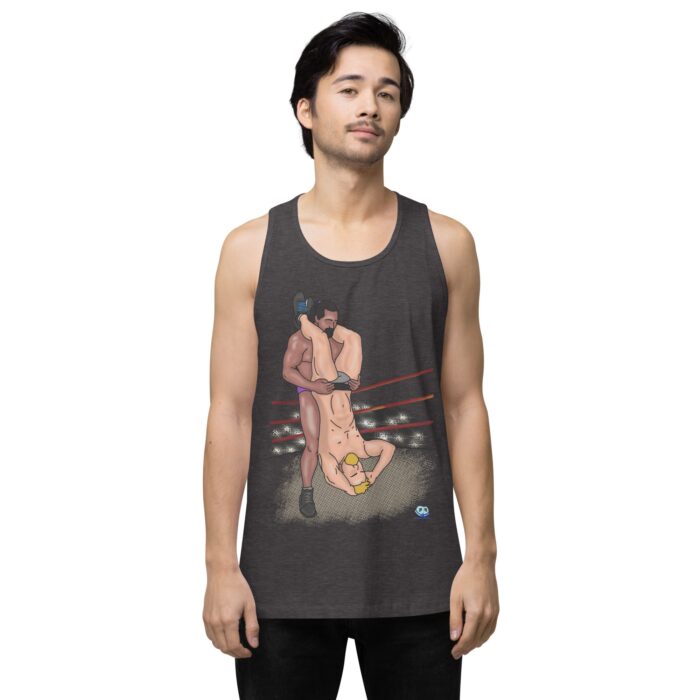 Men’s premium tank top - Pile Driver - Image 9