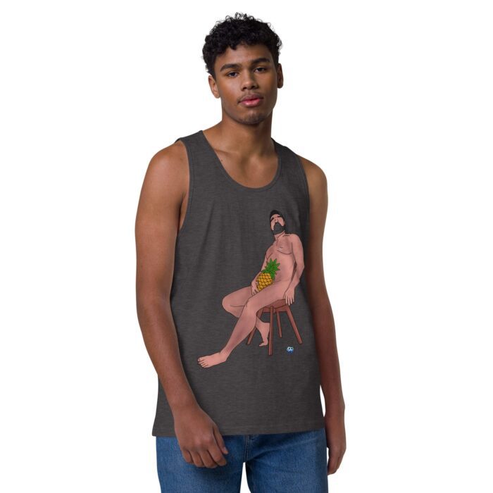 Men’s premium tank top - Pineapple Makes It Sweet - Image 18