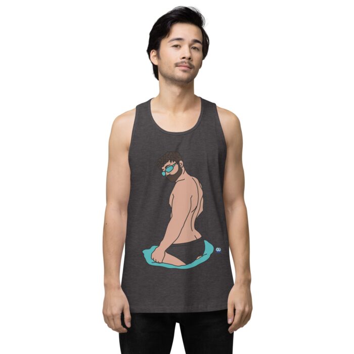 Men’s premium tank top - Pool Boy - Image 21