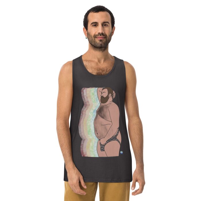 Men’s premium tank top - Radiant - Image 9