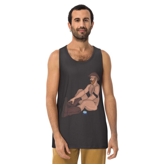 Men’s premium tank top - Rodeo Season - Image 5