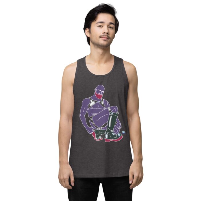 Men’s premium tank top - Rubber Daddy - Image 22