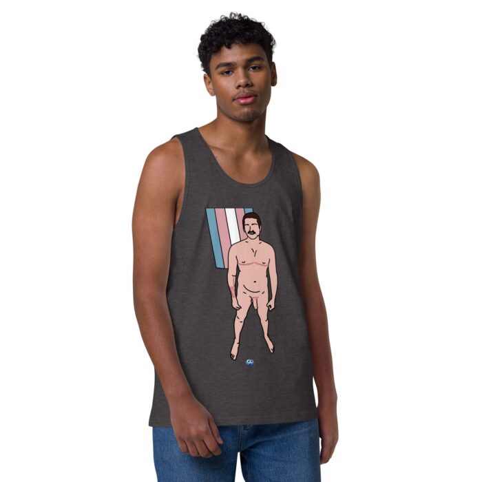 Men’s premium tank top - Scars - Image 10