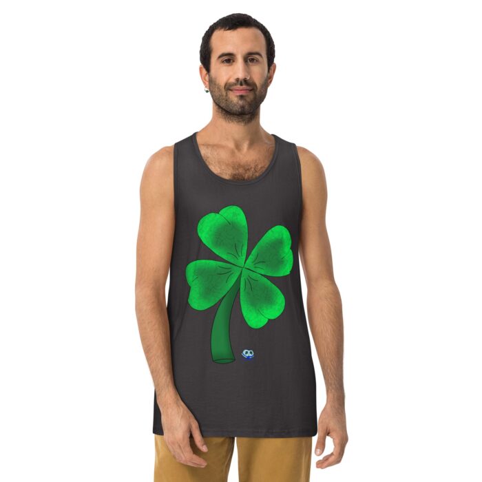 Men’s premium tank top - Shamrocky Mountain Oysters - Image 6
