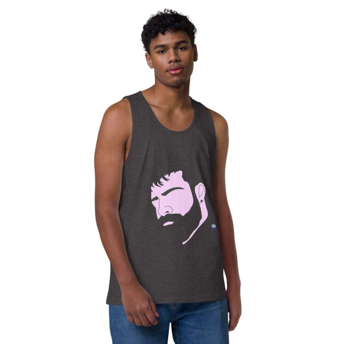 Men’s premium tank top - Smolder - Image 18