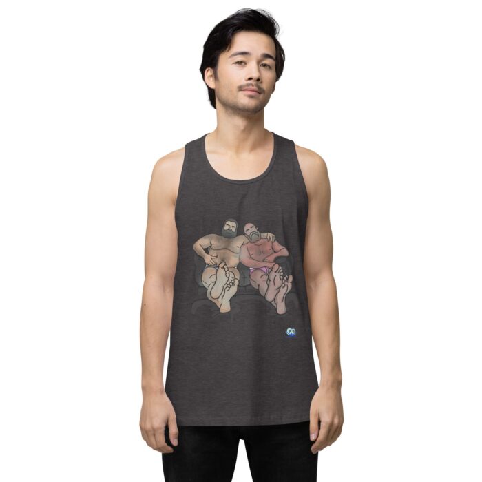 Men’s premium tank top - Staying In - Image 21