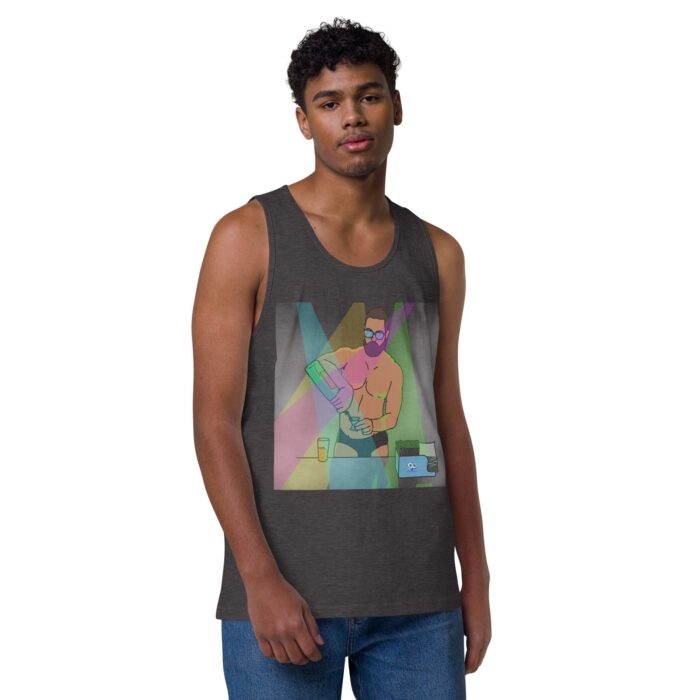 Men’s premium tank top - The Bartender - Image 18