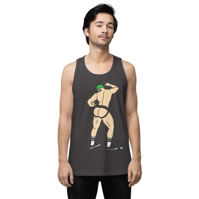 Men’s premium tank top - Up Against The Wall - Image 22