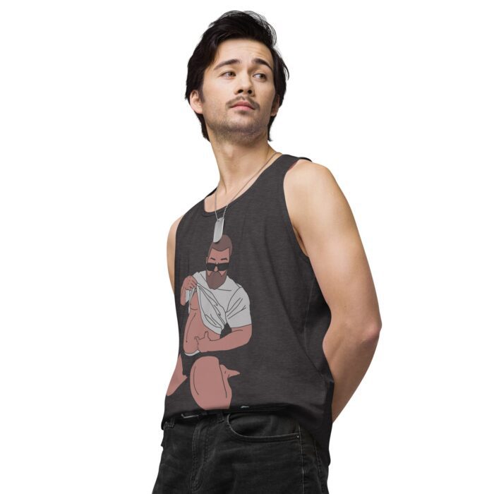 Men’s premium tank top - Belly Pride - Image 25