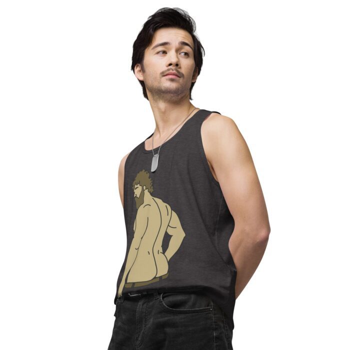 Men’s premium tank top - Curly Hair and All that Ass - Image 25