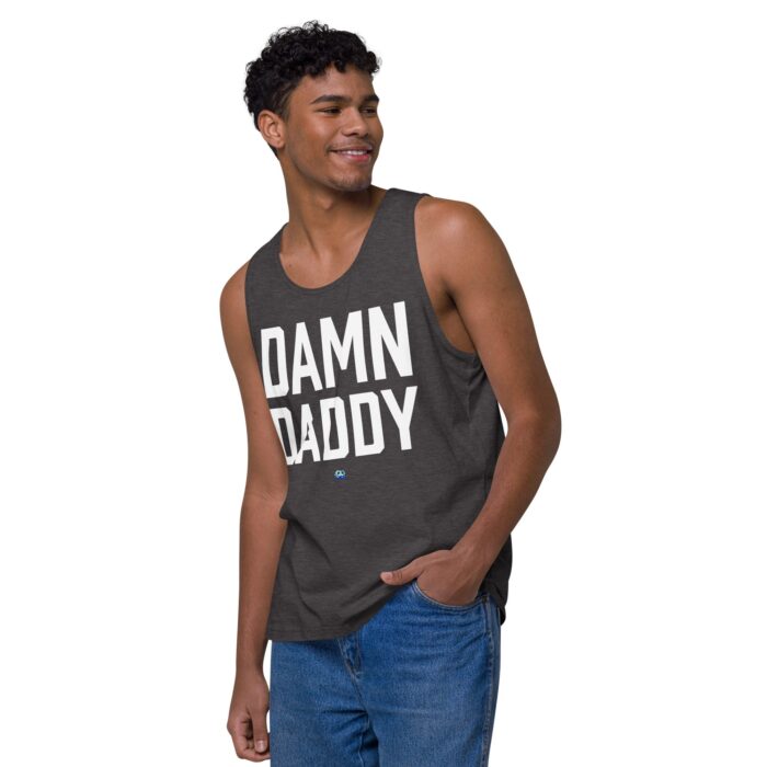 Men’s premium tank top - Damn Daddy - Image 20