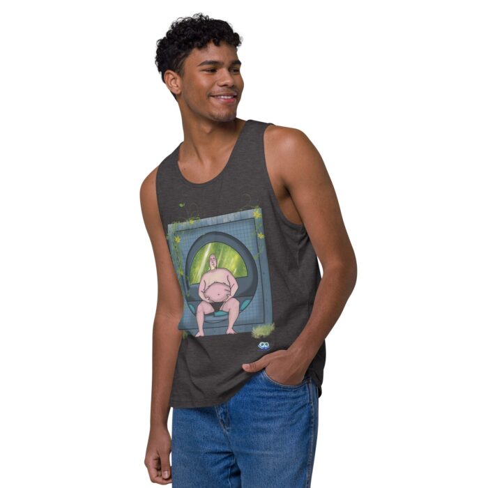 Men’s premium tank top - Heavy Meditation - Image 16