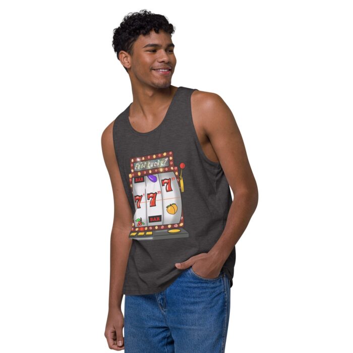 Men’s premium tank top - Lucky Seven Inches - Image 20