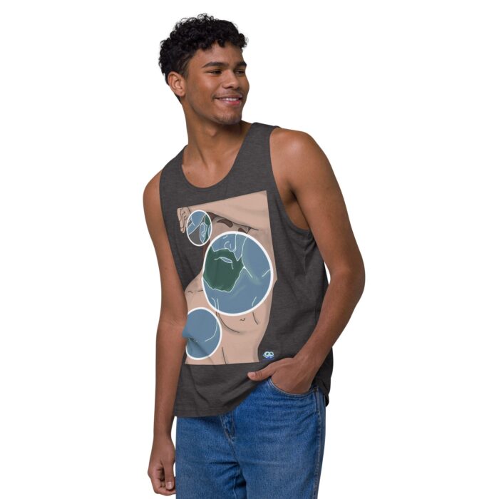 Men’s premium tank top - Negative Feelings - Image 12
