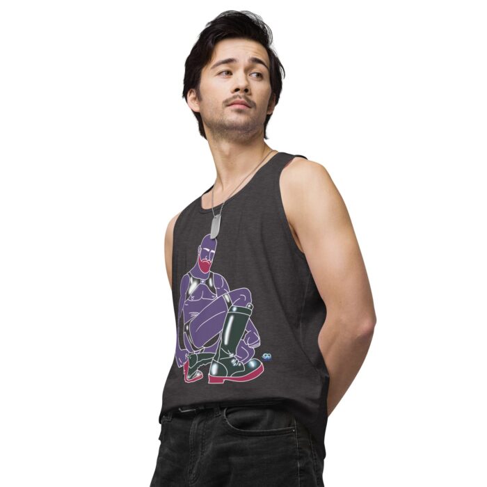 Men’s premium tank top - Rubber Daddy - Image 24