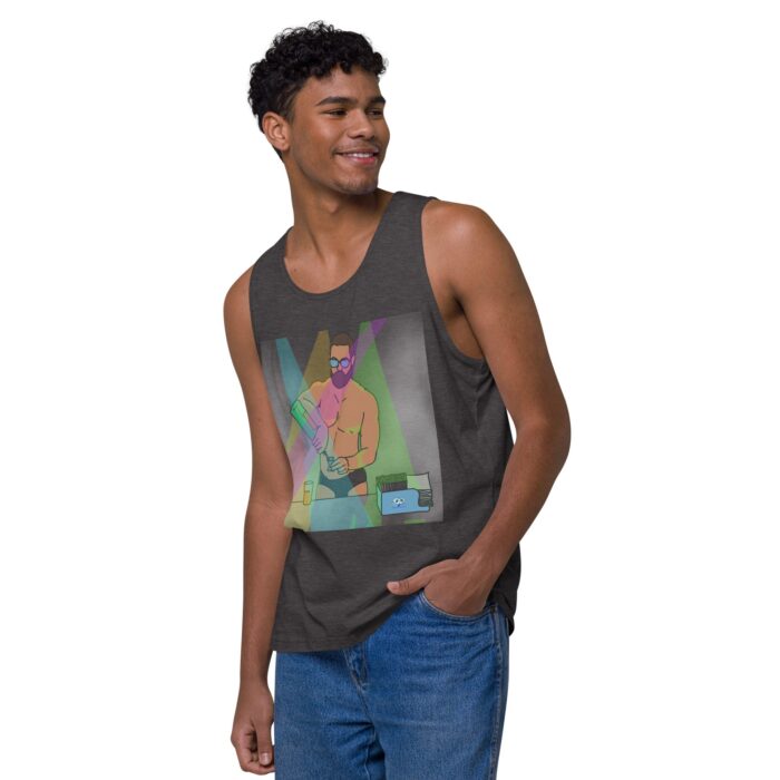 Men’s premium tank top - The Bartender - Image 20