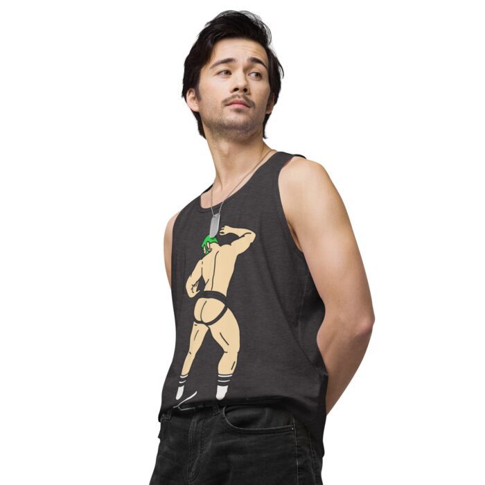 Men’s premium tank top - Up Against The Wall - Image 25