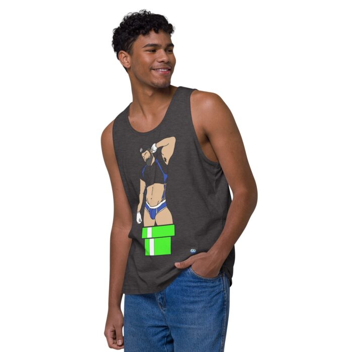 Men’s premium tank top - Warp Pipe Dreams - Image 19