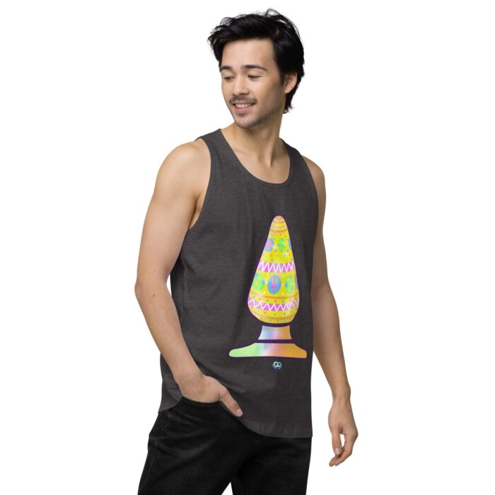 Men’s premium tank top - Easter Egg Butt Plug - Image 14