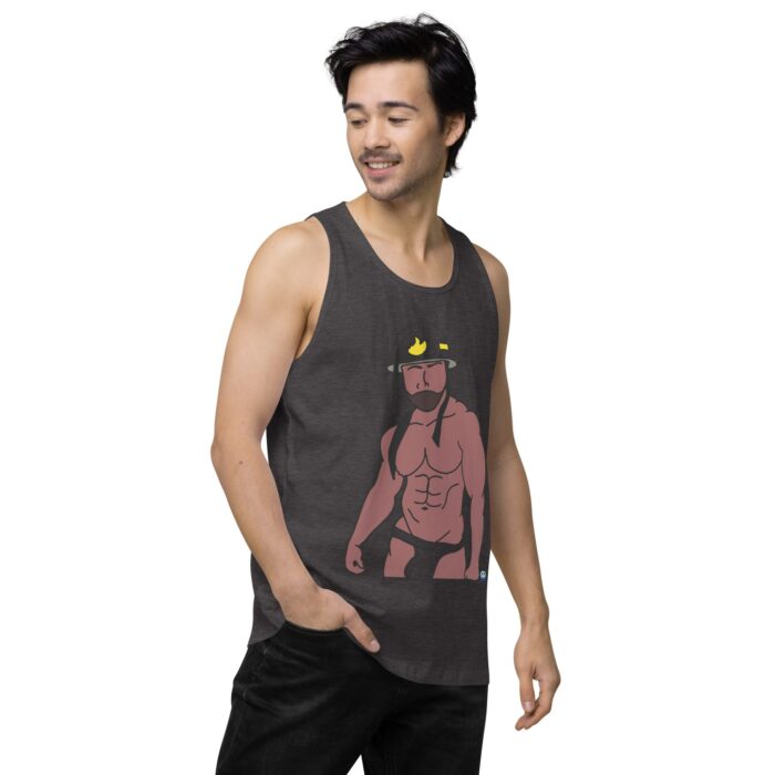 Men’s premium tank top - Fireman - Image 24