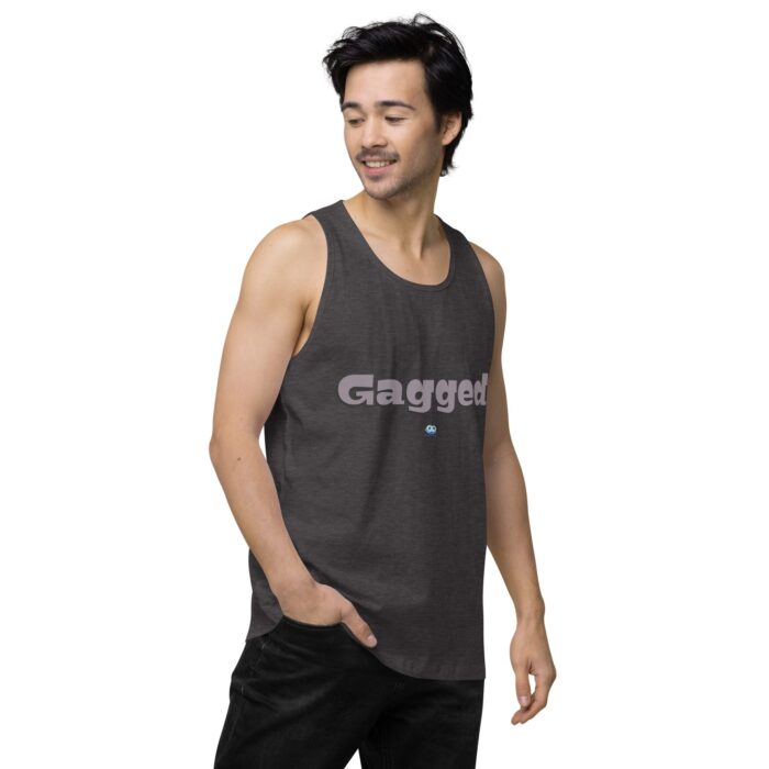 Men’s premium tank top - Gagged - Image 24