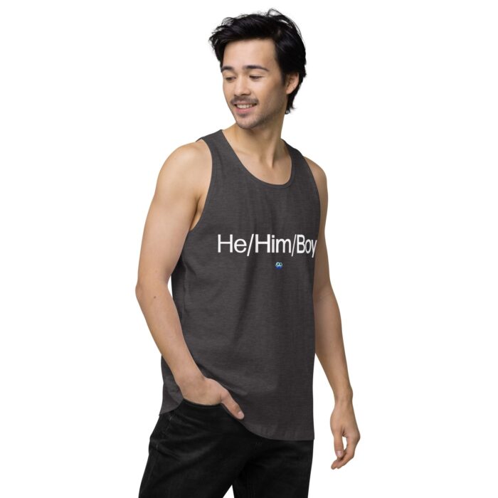 Men’s premium tank top - He/Him/Boy - Image 24
