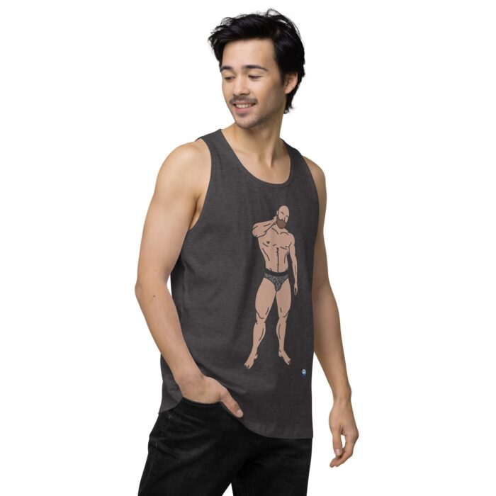 Men’s premium tank top - Leopard Bikini - Image 24