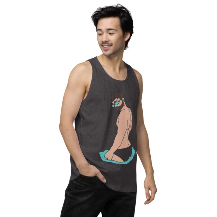Men’s premium tank top - Pool Boy - Image 23