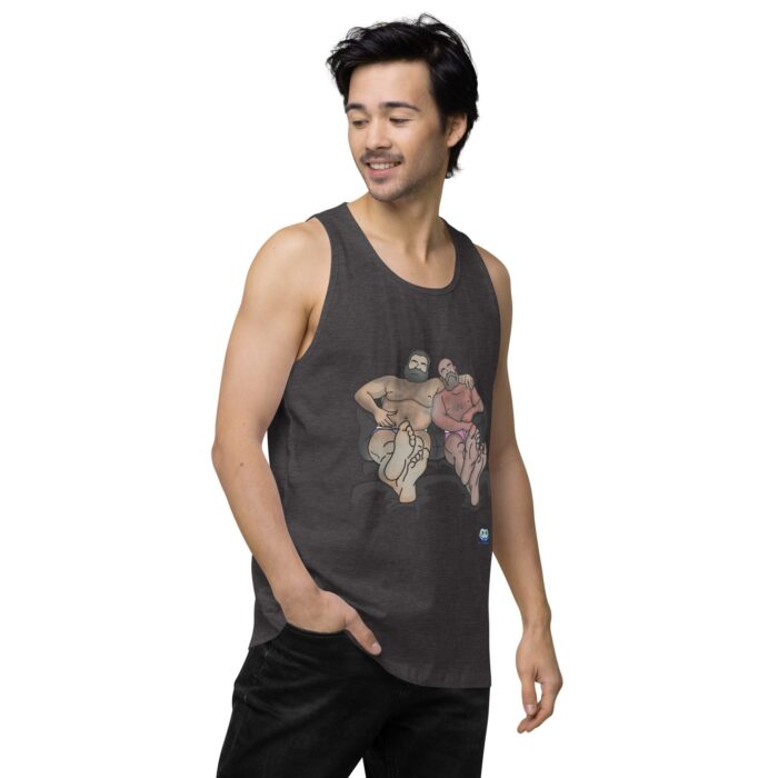 Men’s premium tank top - Staying In - Image 23